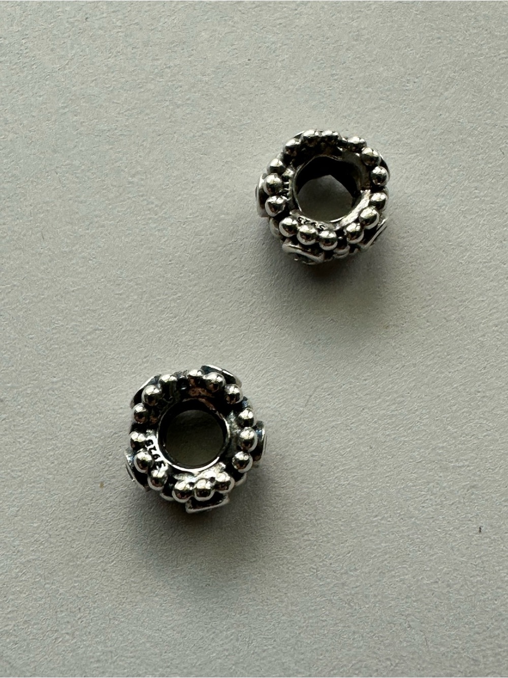 Authentic Pandora’s  “Her Majesty” Spacers (set of 2).  RETIRED - Picture 4 of 5